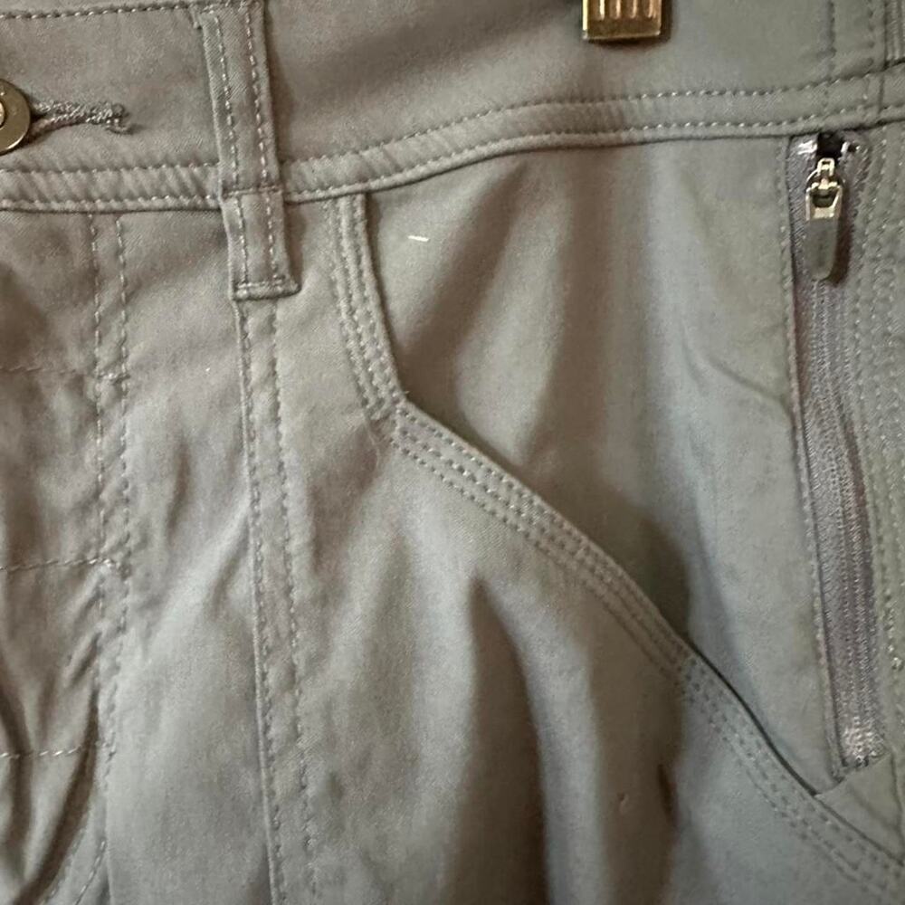 Prana womens grey cargo pants size 10 - Picture 3 of 6